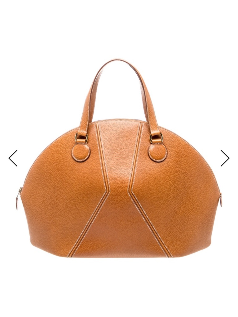 Hermes Tan Dome Tote in Caramel Leather🔥🔥🔥